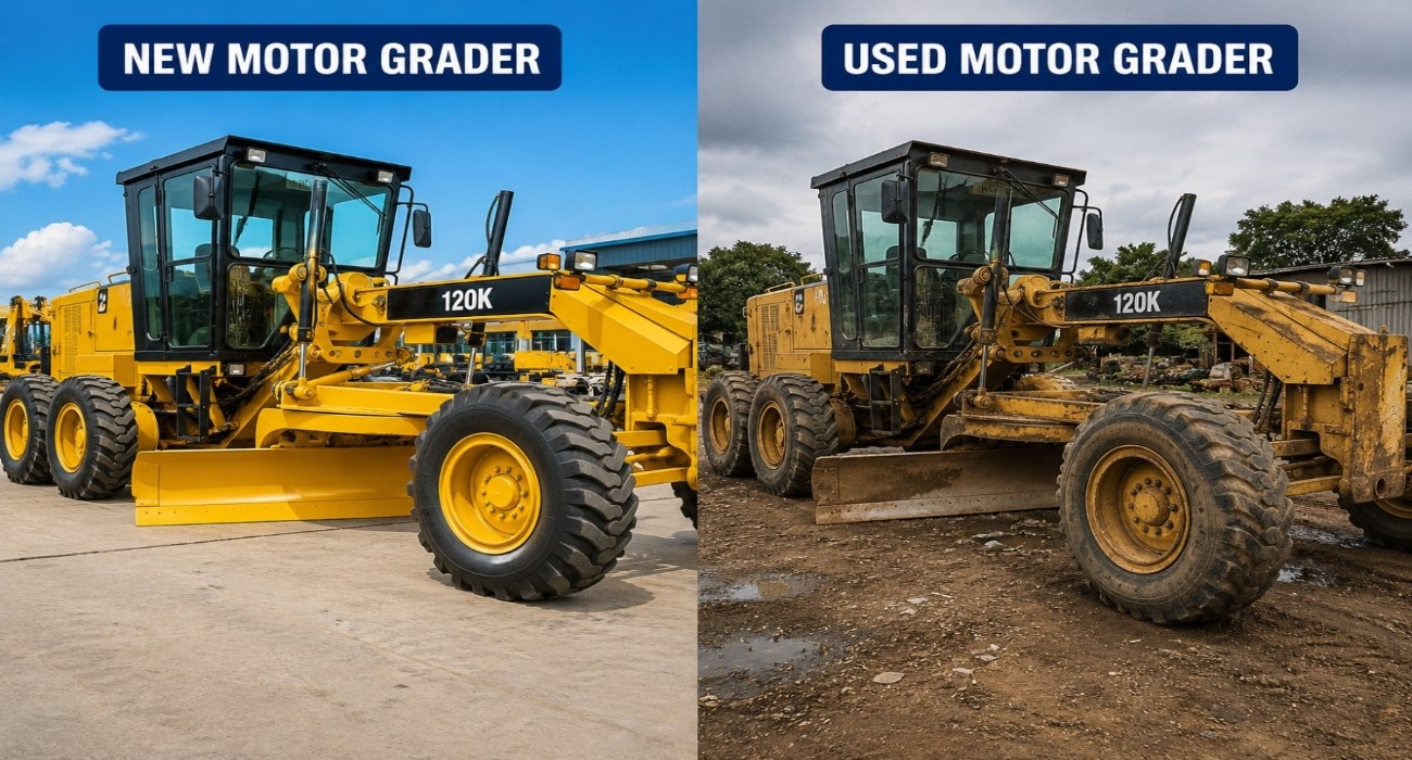 New vs Used Motor Grader (2026): Which One Saves You $16,000 Per Year?
