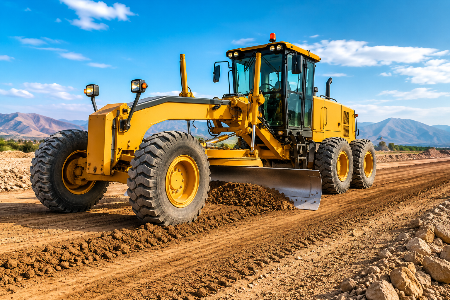 Motor Grader Technology vs Power