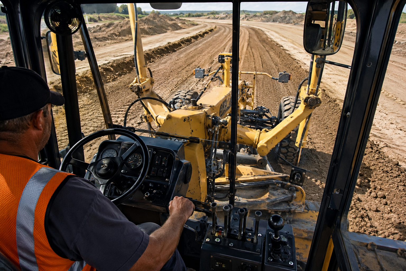 Motor Grader Start Up and Shut Down
