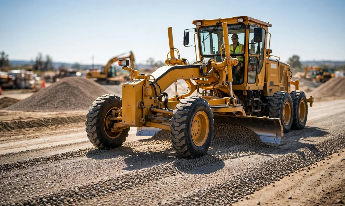motor grader construction applications