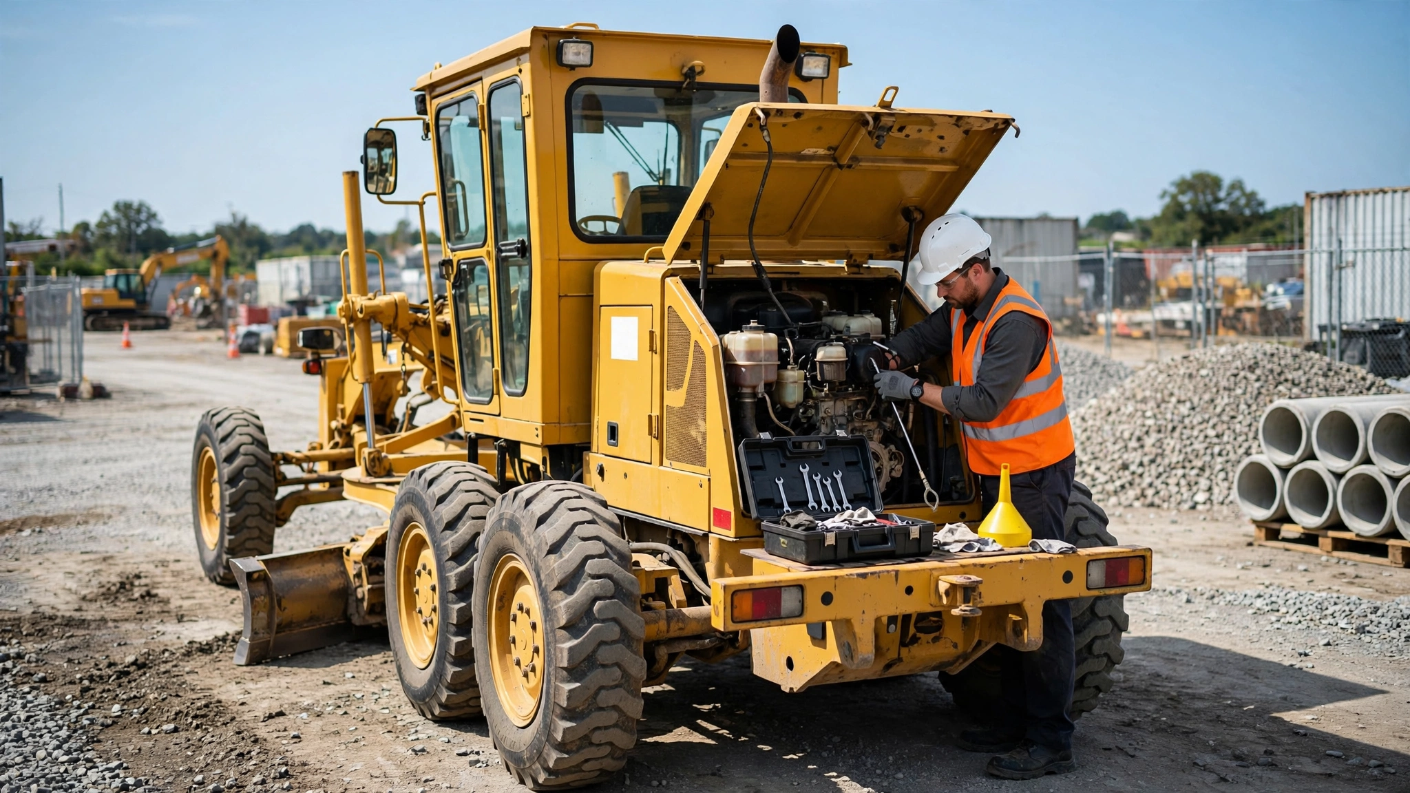 motor grader breakdown prevention