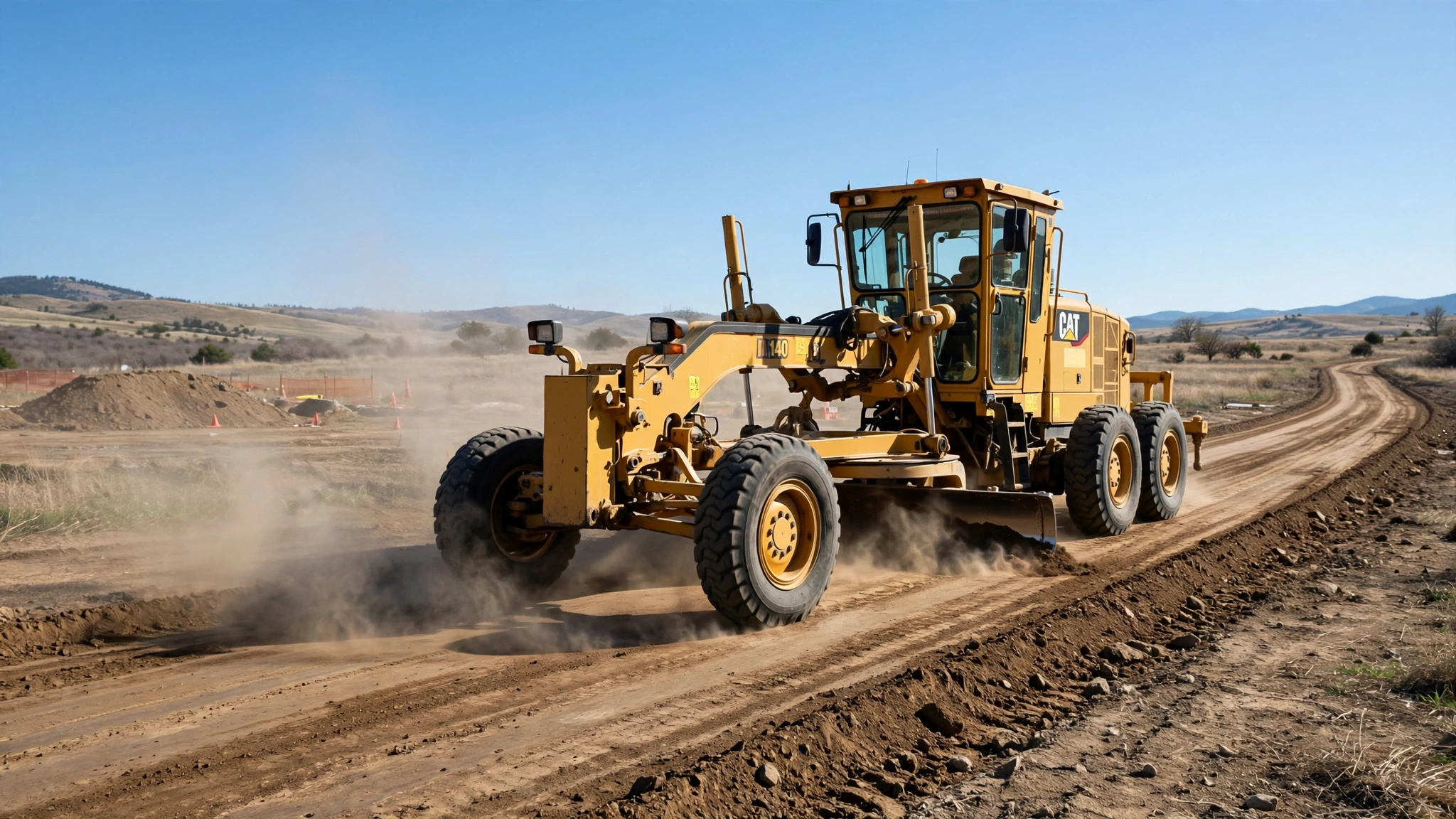 motor grader moldboard pitch