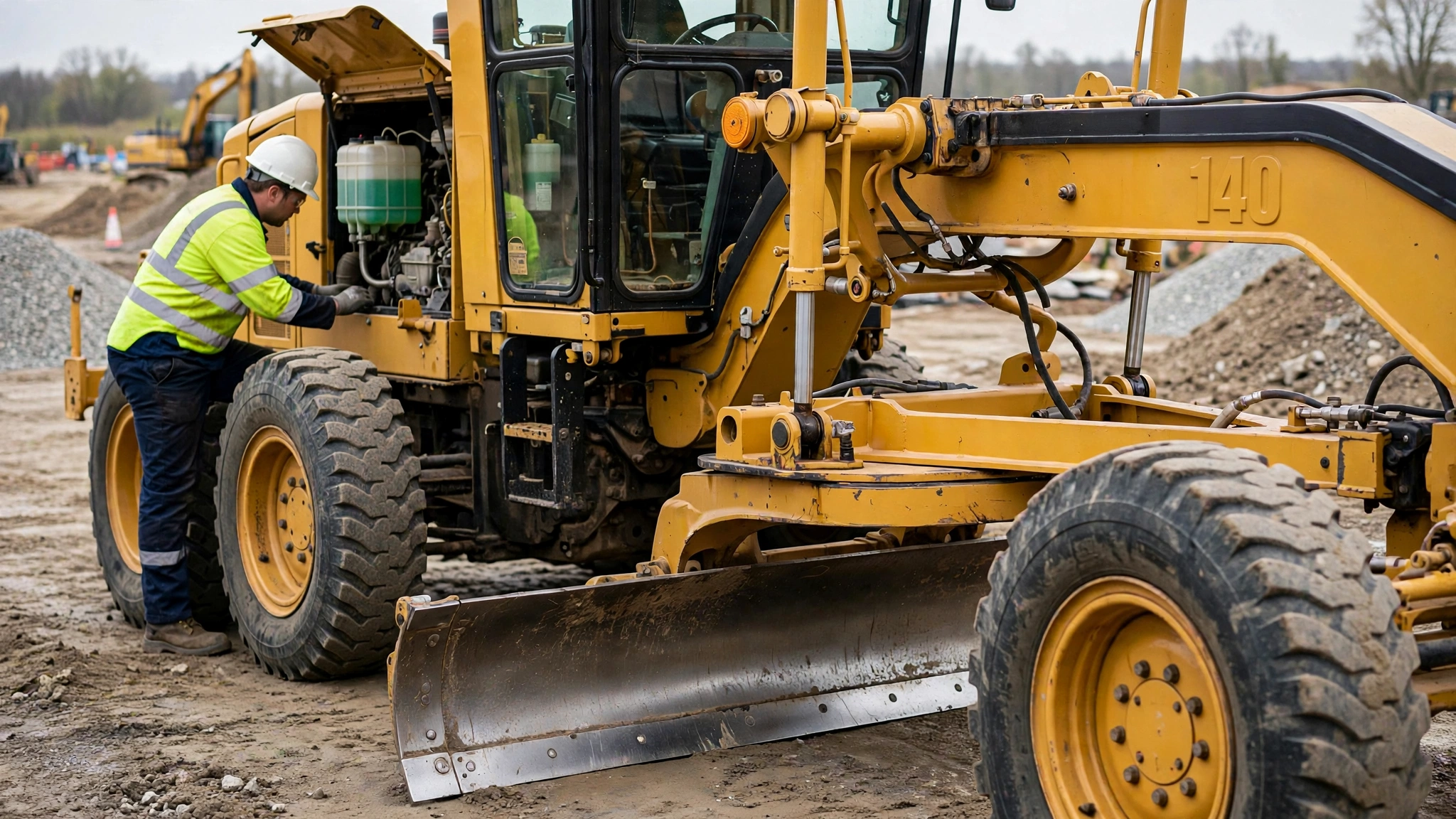 Motor Grader Maintenance Checks