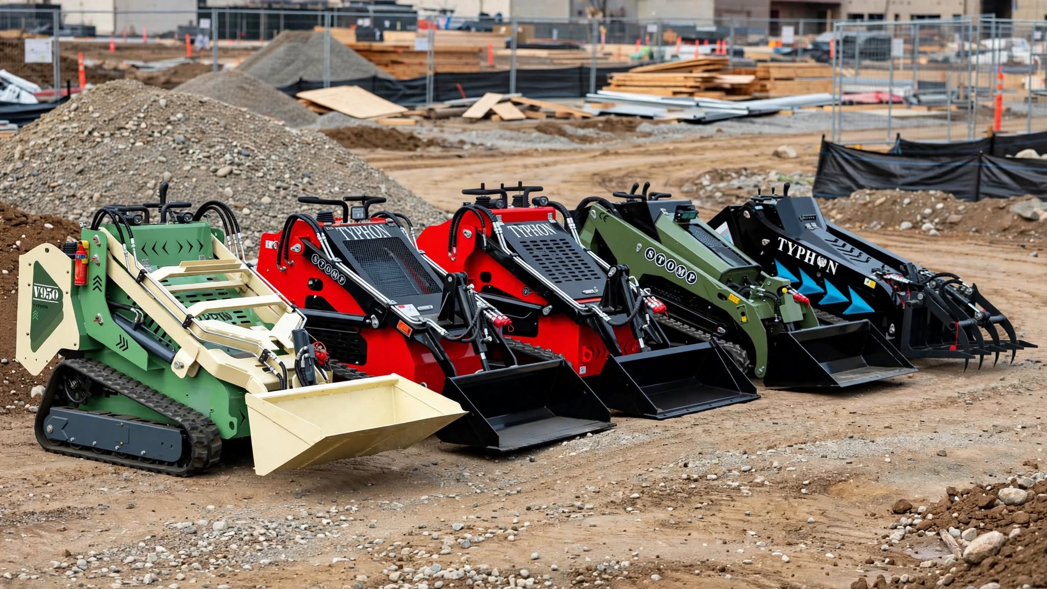 TYPHON Skid Steer Models Lineup